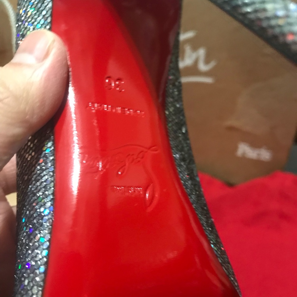 Christian louboutin disco ball limited red bottoms - Picture 6 of 8